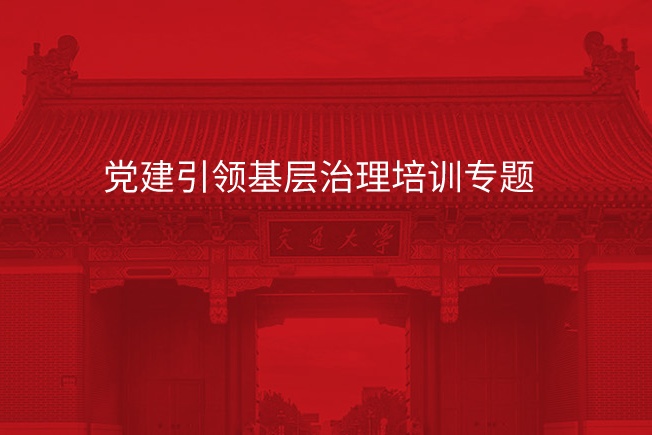 南京大学党建引领基层治理培训专题