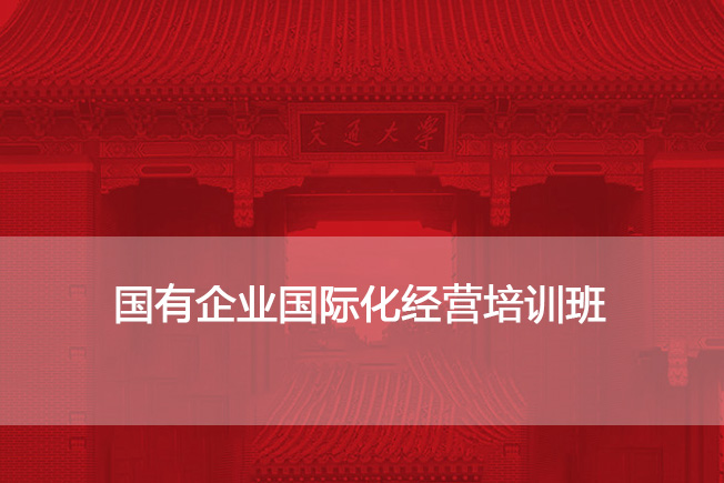 南京大学国有企业国际化经营培训班
